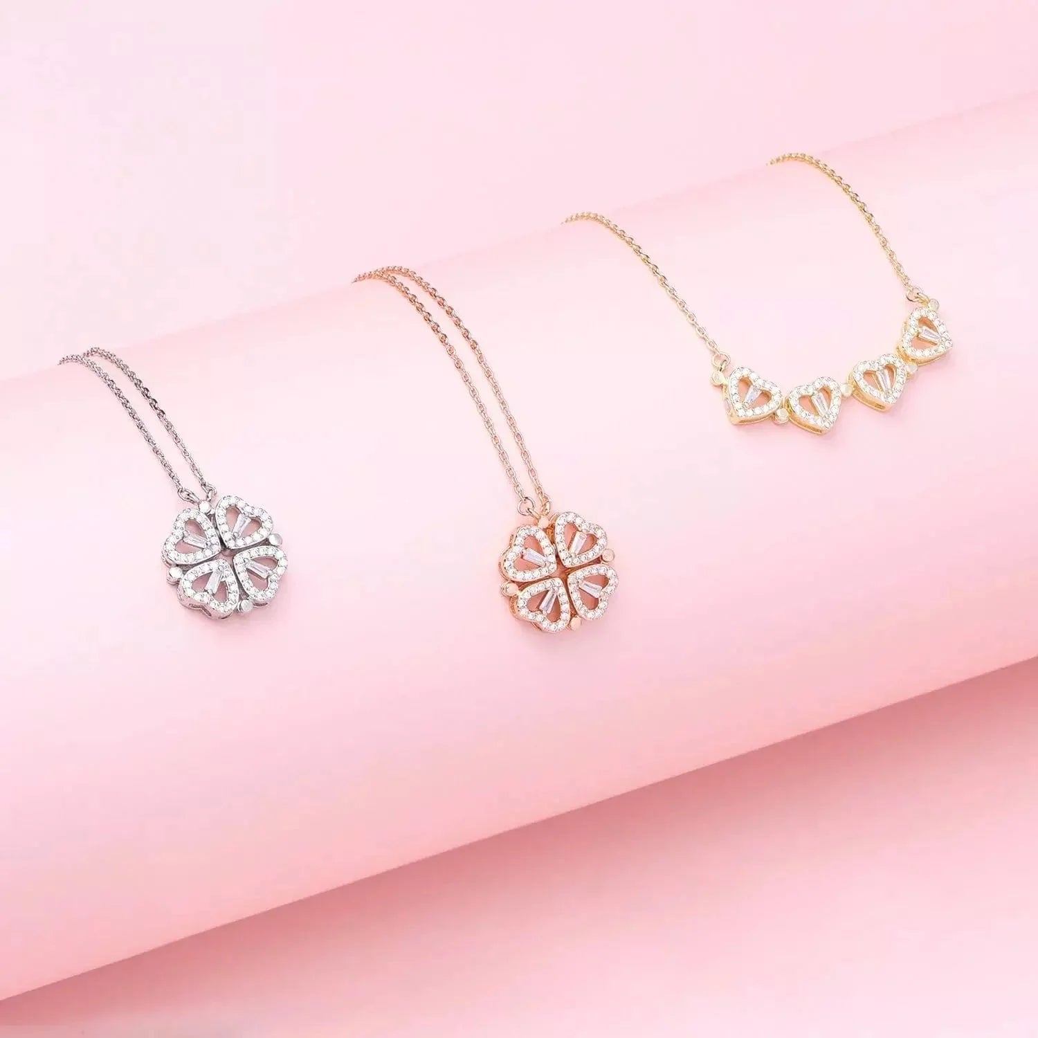 EverLove Clover Necklace - Rose Gold