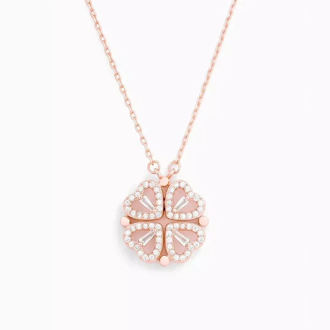 EverLove Clover Necklace - Rose Gold